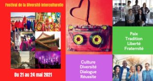 Festival de la Diversité Interculturelle du 21 au 24 mai 2021