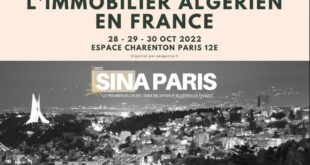 Le 1er Salon Immobilier Neuf Algérien en France du 28 au 30 octobre 2022